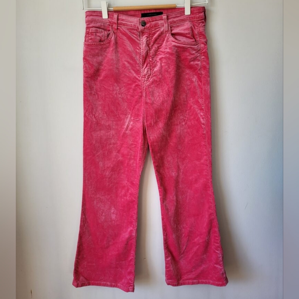 J BRAND Vibrant Pink Corduroy Pants